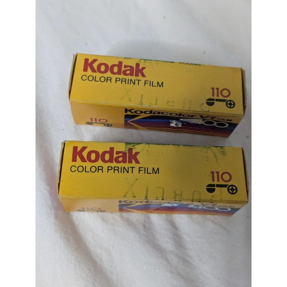 2 lot Kodacolor VR camera film 400 KODAK 110 color print 12 exposures expire‎ 88